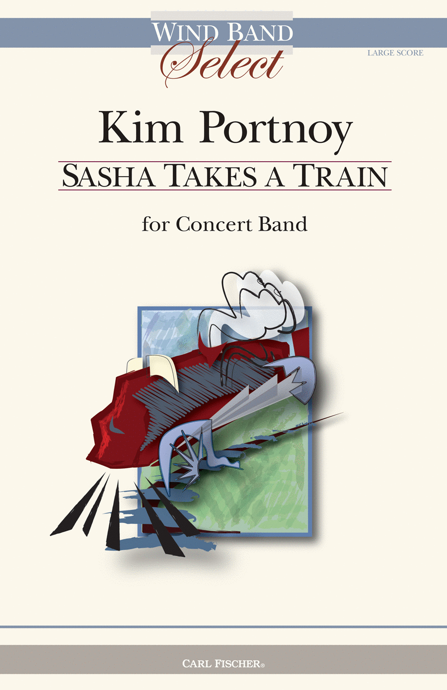 Sasha Takes A Train Concert Band scores gallery preview page 1