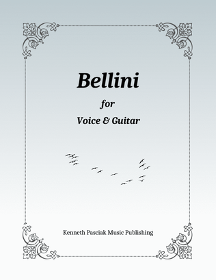 Bellini for Voice and Guitar