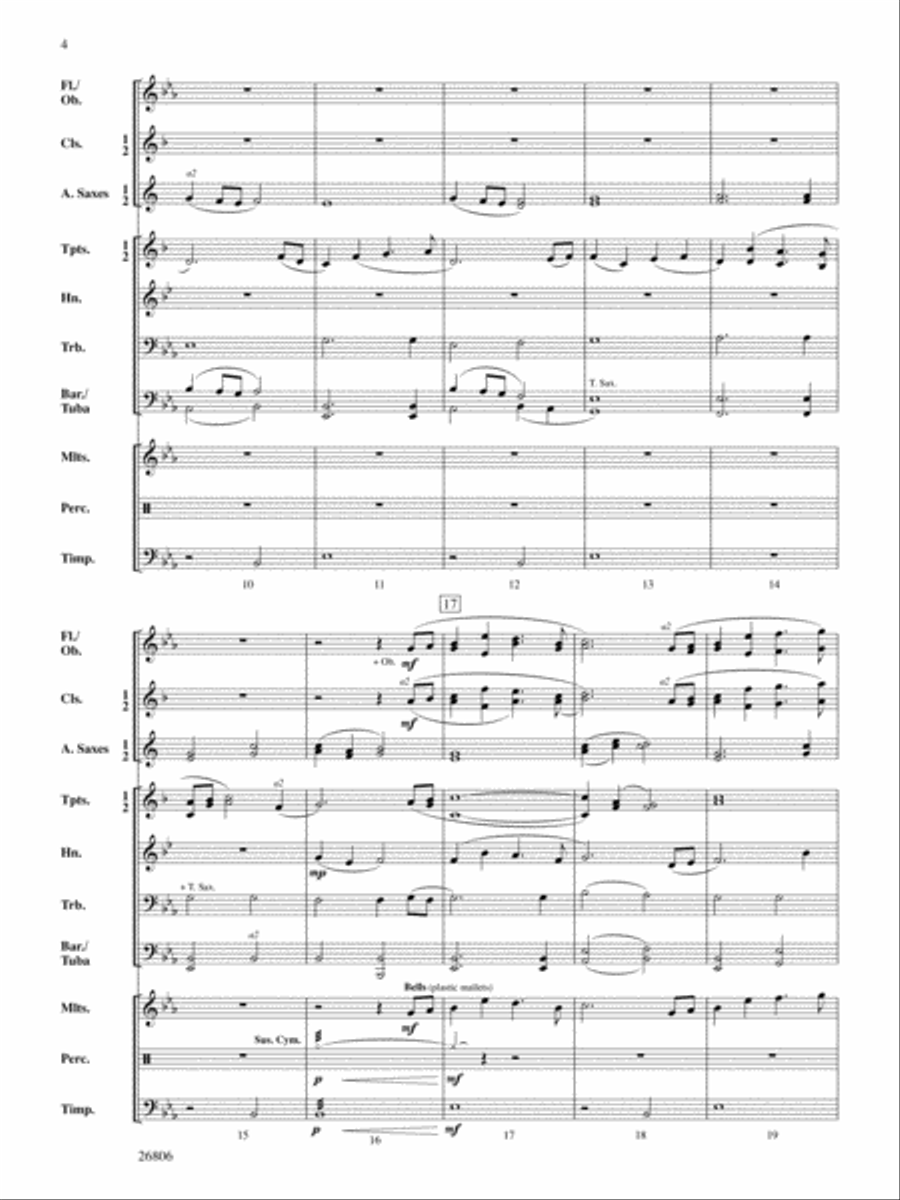 There Will Come Soft Rains: Score Concert Band scores gallery preview page 4