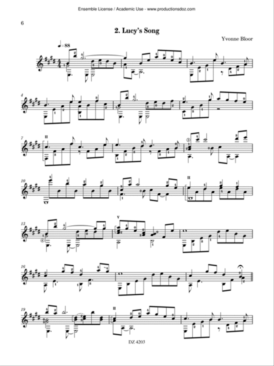 Heartstrings - Collected Guitar Works, vol. 3 Classical Guitar scores gallery preview page 6