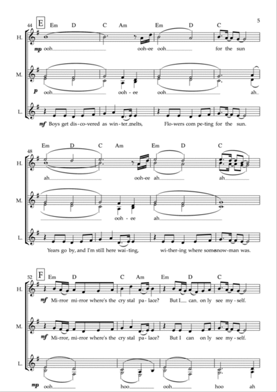 Winter A Cappella scores gallery preview page 5