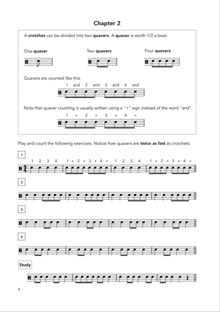 Drums For Beginners Drum Set scores gallery preview page 6