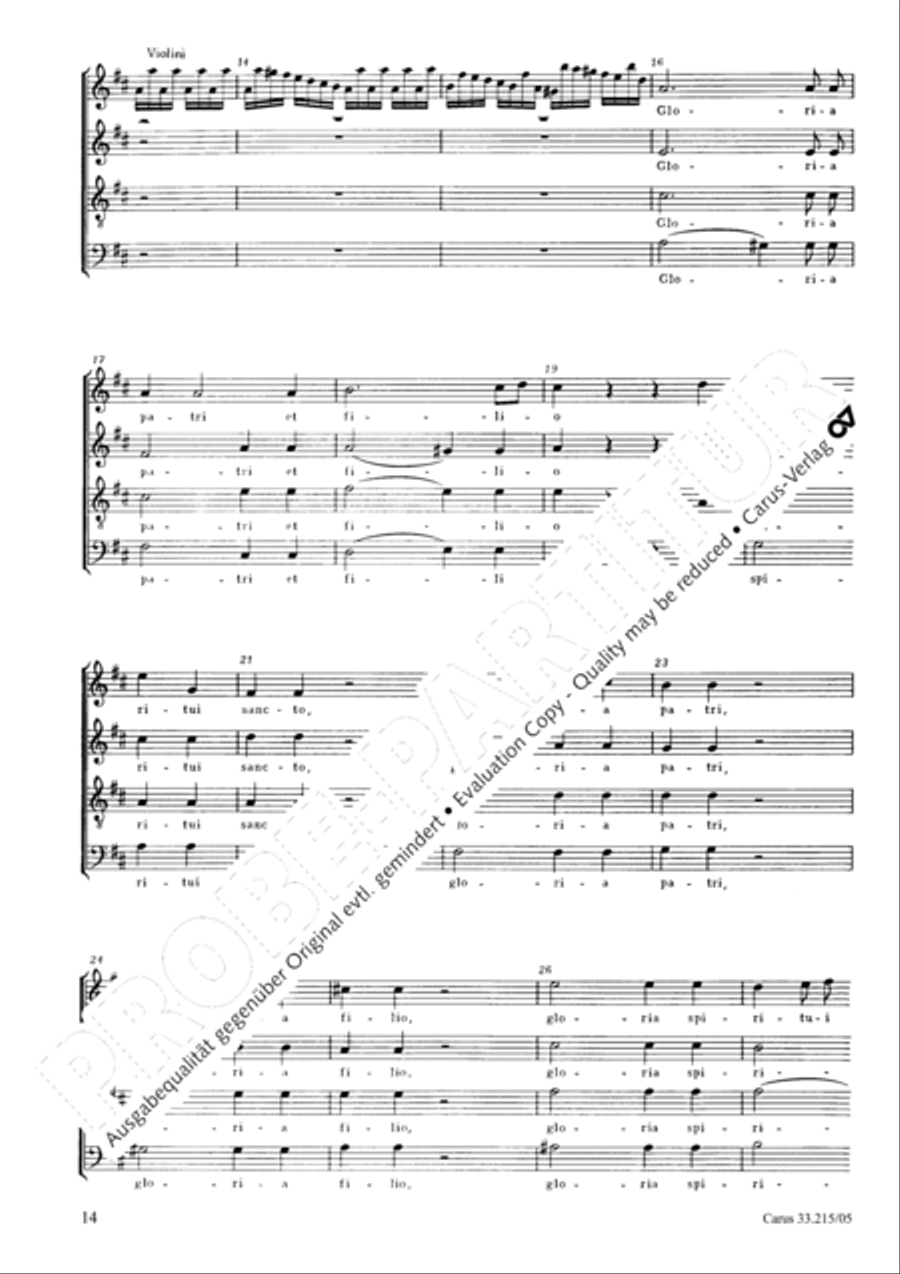 Magnificat Magnificat 4-Part scores gallery preview page 15