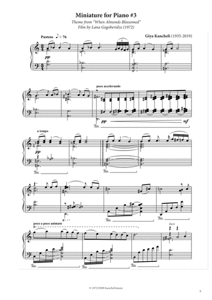 Kaeli Sheet music for Piano (Solo) Easy