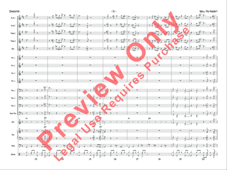 Well You Needn't Jazz Ensemble scores gallery preview page 26