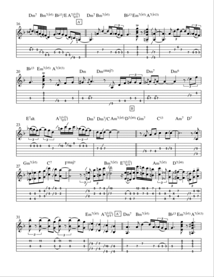 Heartstrings Electric Guitar scores gallery preview page 2