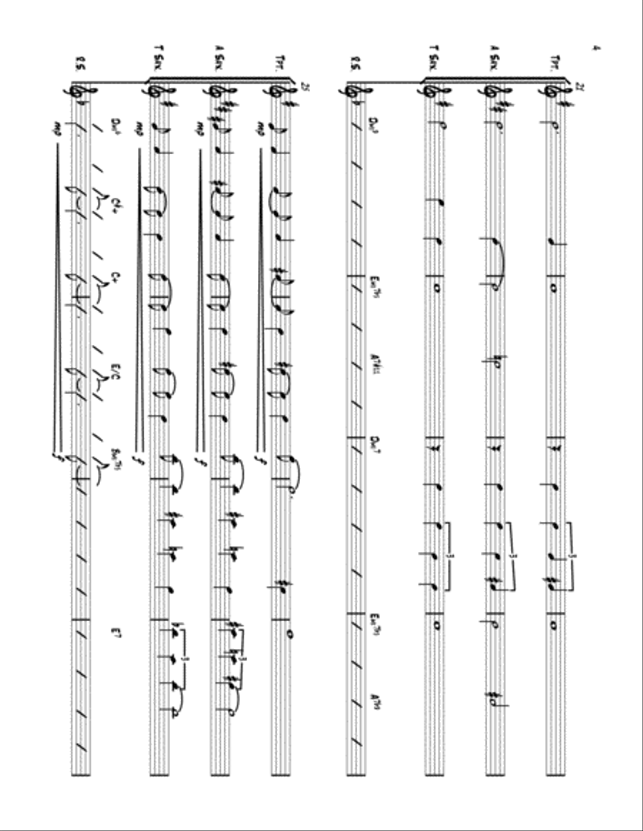 Yesterdays Jazz Ensemble scores gallery preview page 6