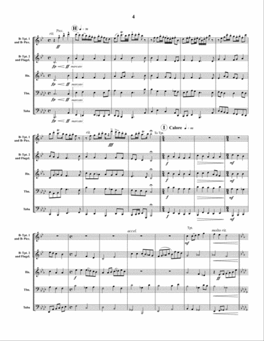Christmas Suite No. 2 Christmas Suite No. 2 Brass Quintet scores gallery preview page 5