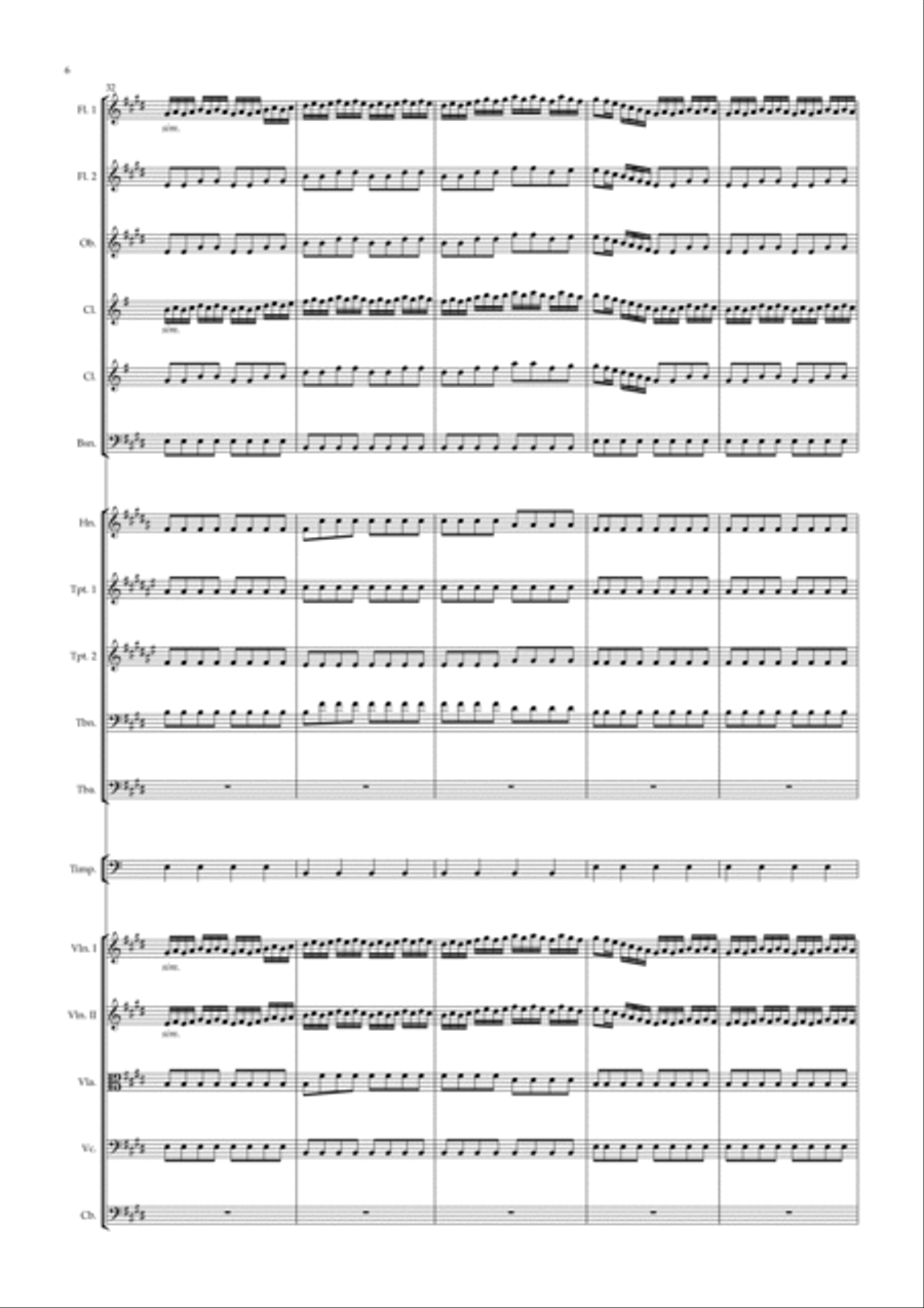 'Spring' from The Four Seasons Full Orchestra scores gallery preview page 6