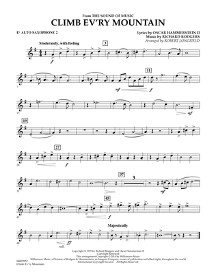 Climb Ev'ry Mountain (from The Sound of Music) - Eb Alto Saxophone 2