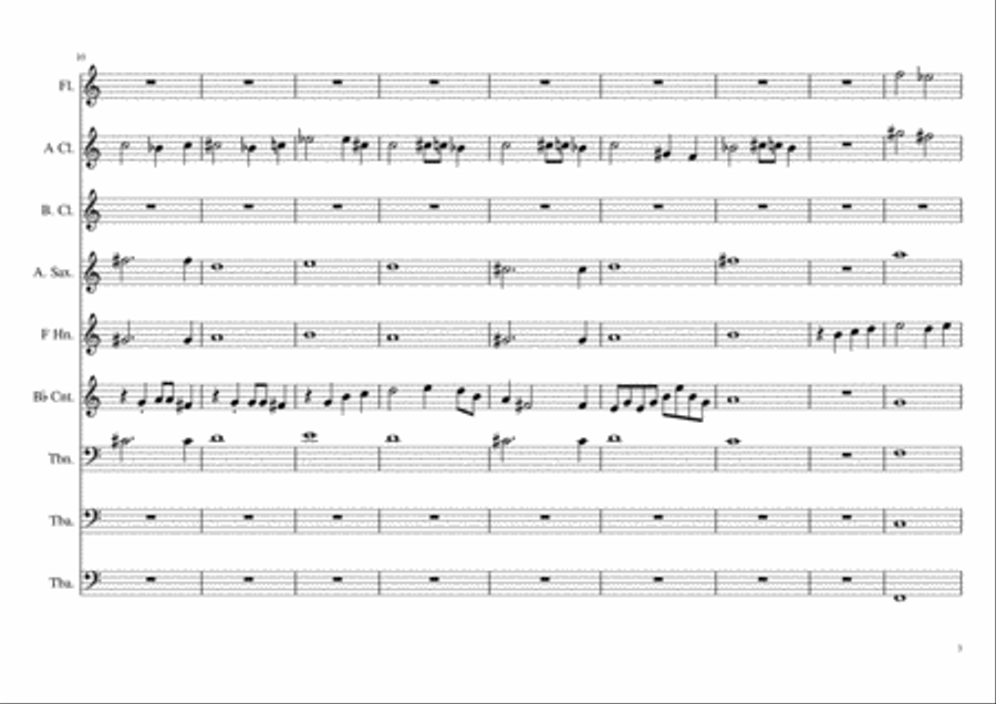 Promenade Concert Band scores gallery preview page 3