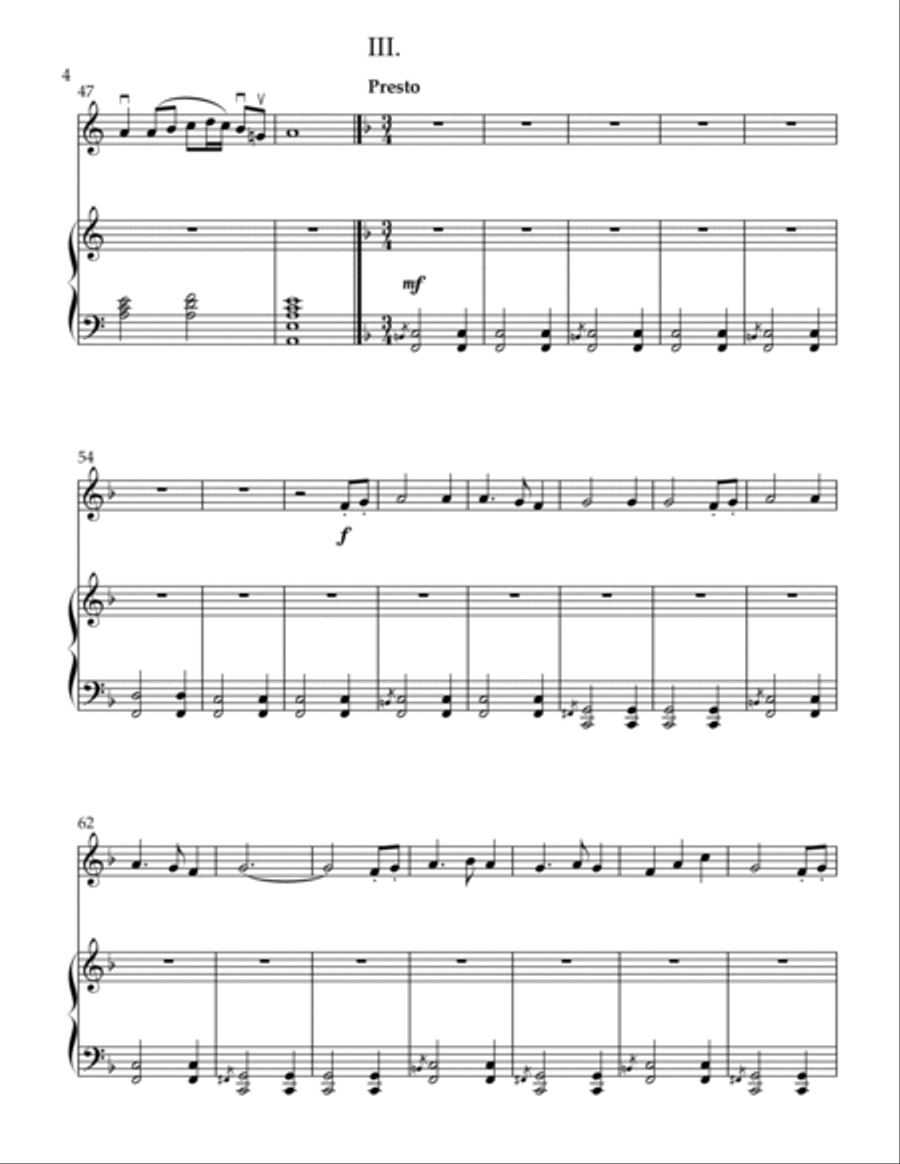 Scenes from the Scottish Highlands Violin Solo scores gallery preview page 4