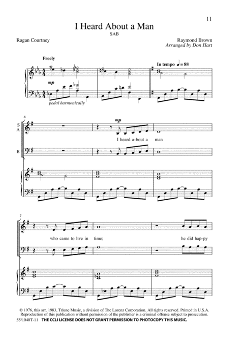 Arise, Rejoice! 3-Part scores gallery preview page 13