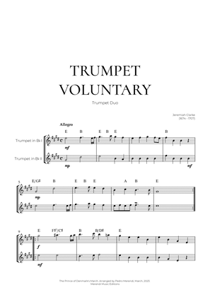 Book cover for Trumpet Voluntary (Trumpet Duo) - Jeremiah Clarke