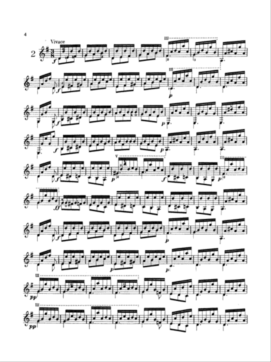 Carcassi & Sor: Easy Classic Guitar Solos Acoustic Guitar scores gallery preview page 3