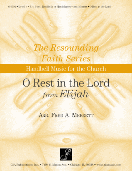 O Rest in the Lord from "Elijah" - Handbells image number null