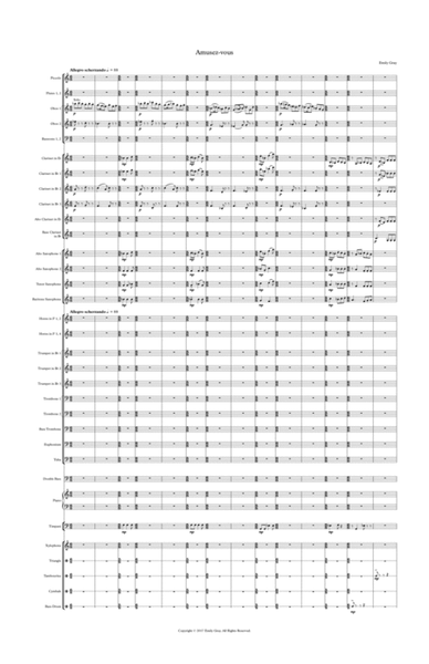Amusez-vous (Wind Orchestra - Score) image number null