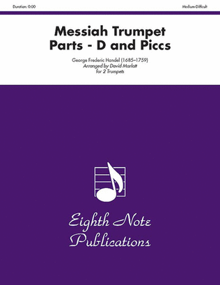 Book cover for Messiah Trumpet Parts (D and Piccs)