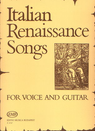 Book cover for Italien Renaissance Songs für Gesang und Gitarre