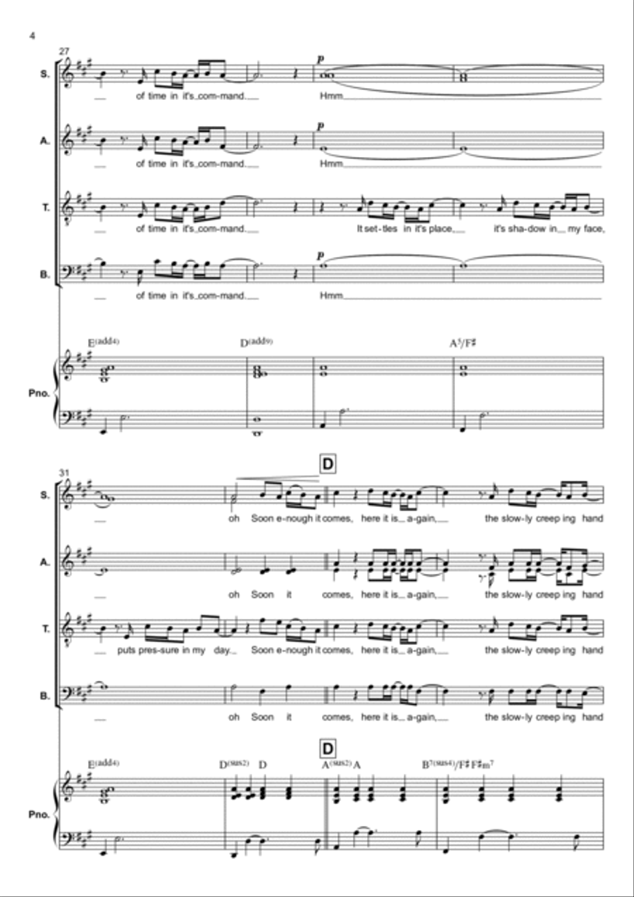 These Days Divisi scores gallery preview page 4
