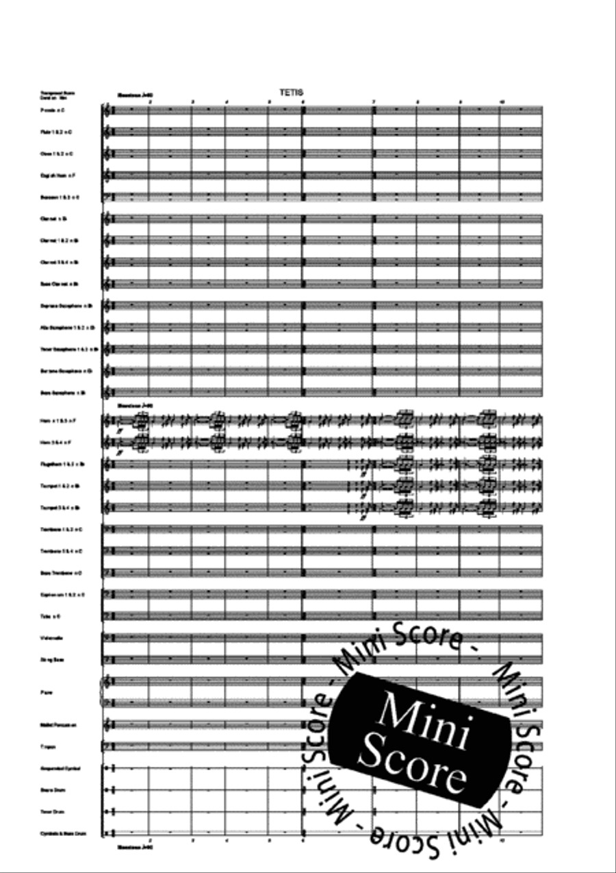 Tetis Concert Band scores gallery preview page 3