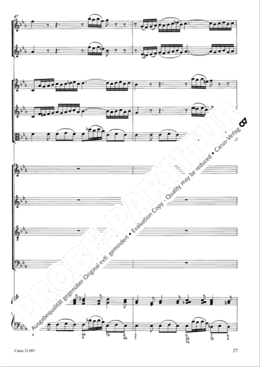 All those who seek God's sov'reign guidance (Wer nur den lieben Gott lasst walten) 4-Part scores gallery preview page 28