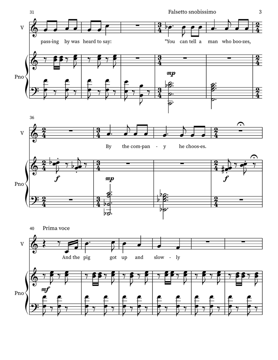 One Night in Late October Voice scores gallery preview page 3