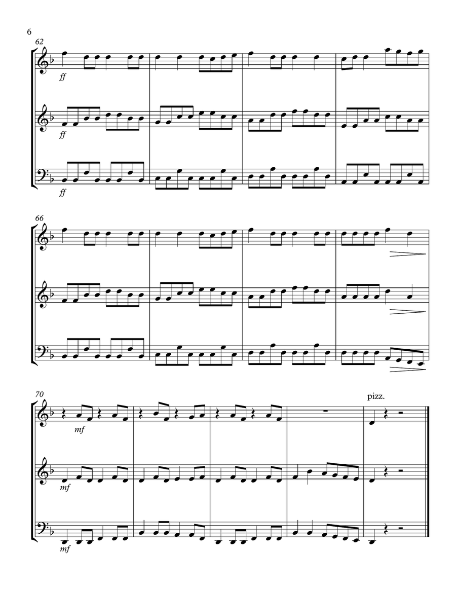 Handclap String Trio scores gallery preview page 6