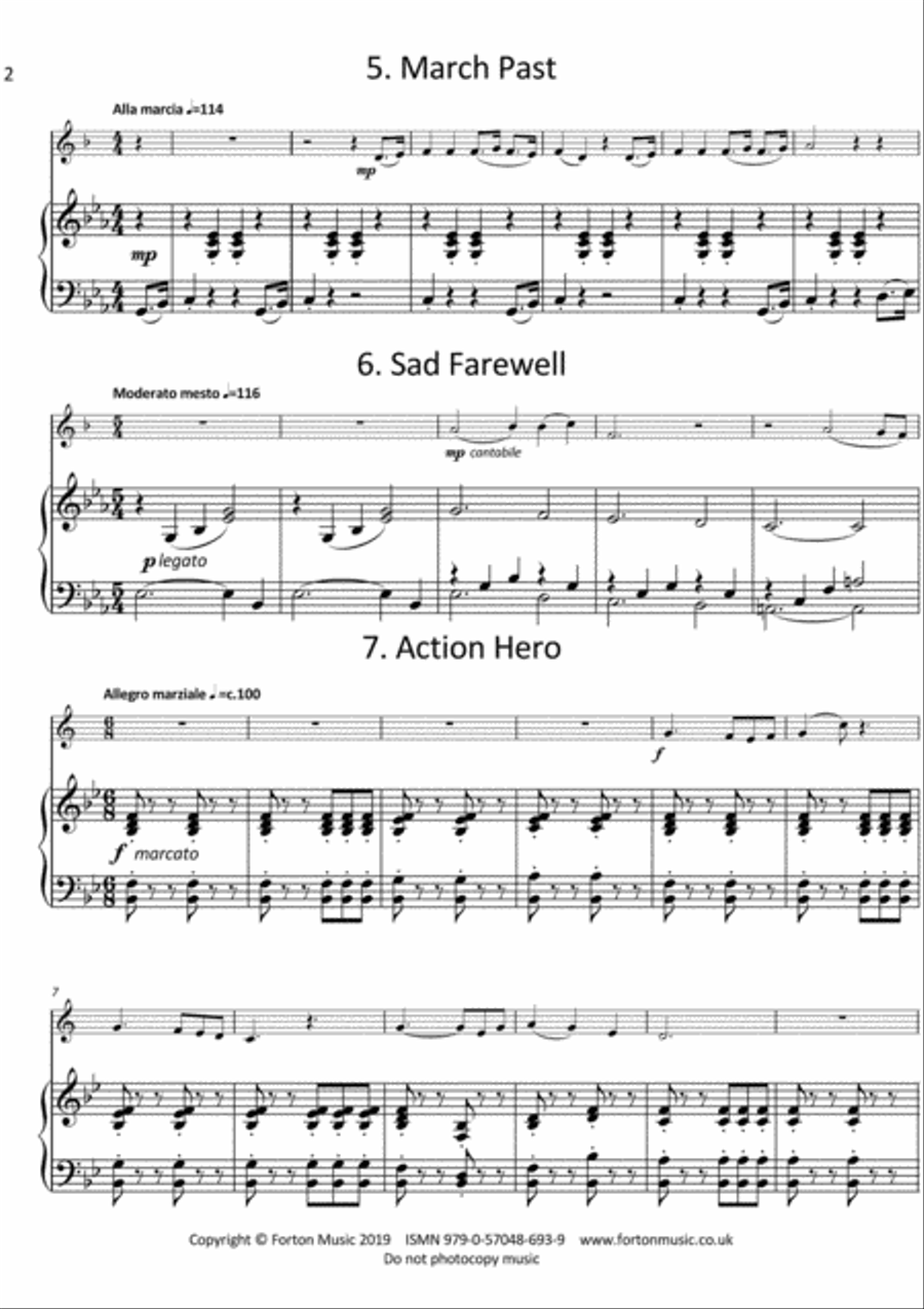 Little Suite Trumpet Solo scores gallery preview page 3