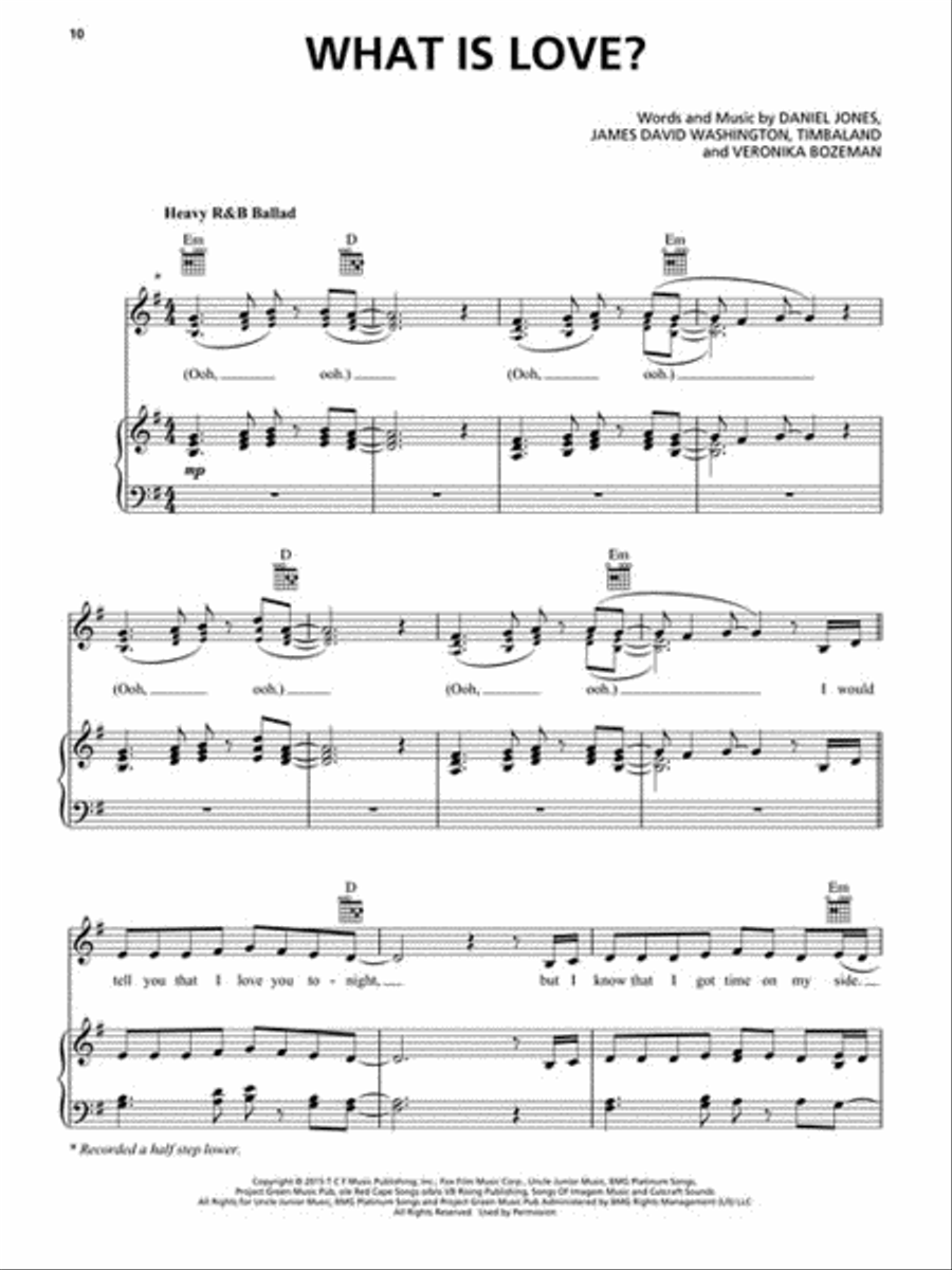 Empire Empire Piano, Vocal, Guitar scores gallery preview page 4