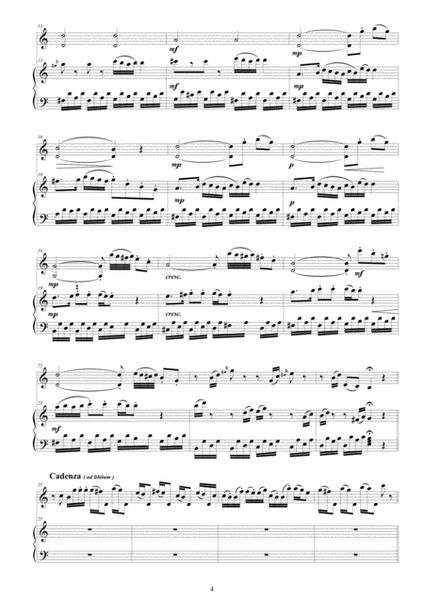 Mozart - Four Sonatas KV 6-9 for Violin and Piano - Scores and Part