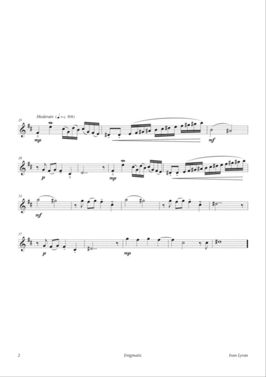Enigmática Opus 44 Clarinet Solo scores gallery preview page 4