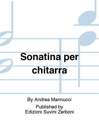 Book cover for Sonatina per chitarra