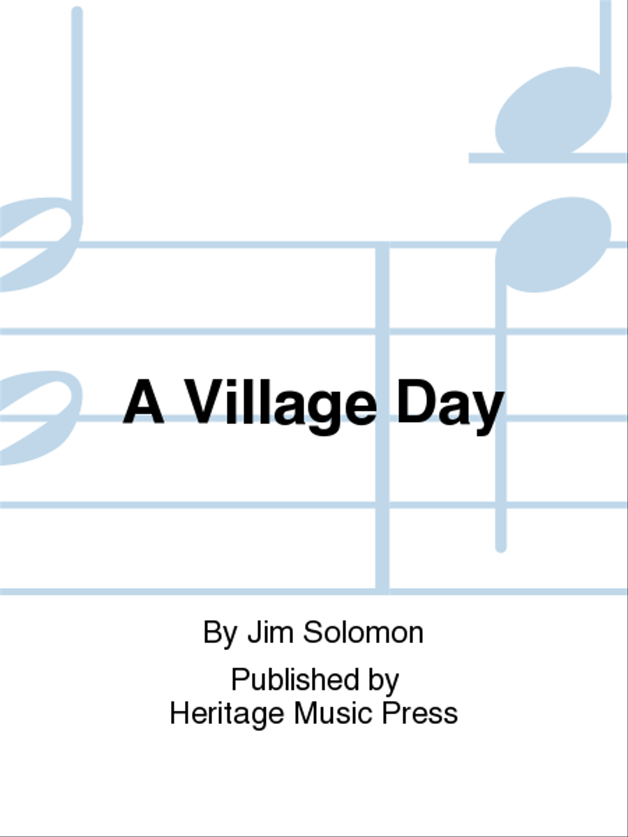 A Village Day Unison Choir scores gallery preview page 1