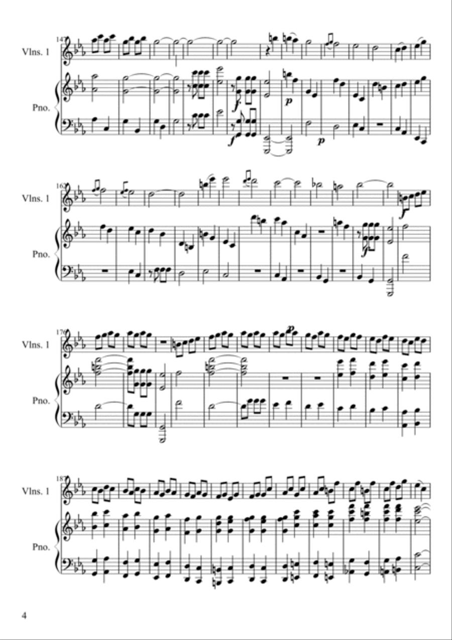 Autarkeia: It is Well With My Soul Small Ensemble scores gallery preview page 4
