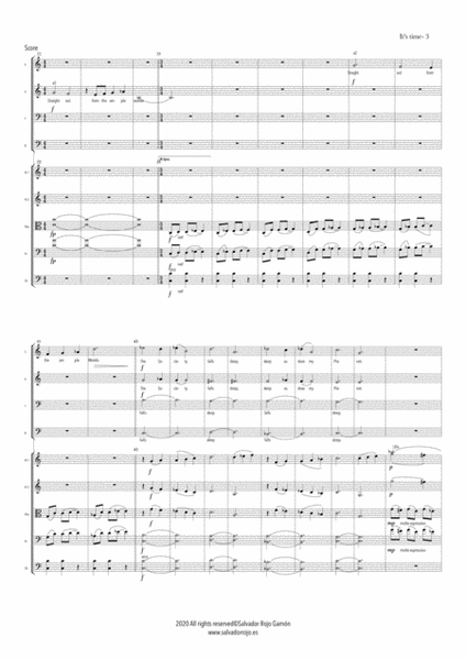 Time For Choir SATB & Strings image number null