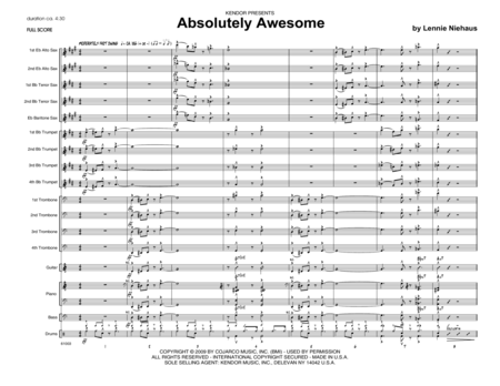 Absolutely Awesome - Full Score