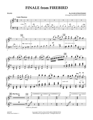 Finale from Firebird (arr. Jamin Hoffman) - Piano