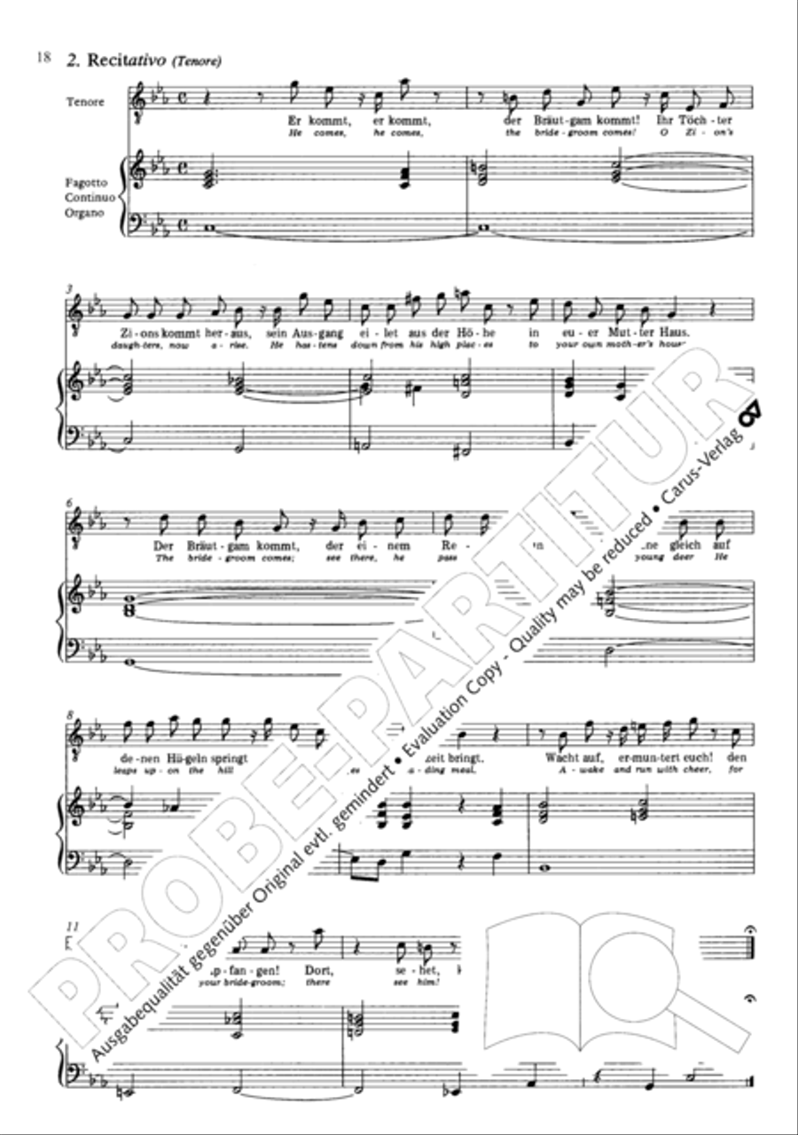 Wake, o wake and hear the voices STB scores gallery preview page 19