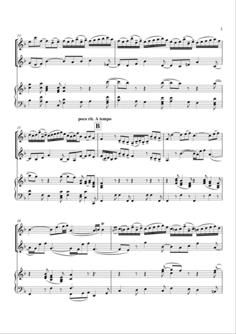 Largo from Double Concerto, Bwv 1043 String Duet scores gallery preview page 3