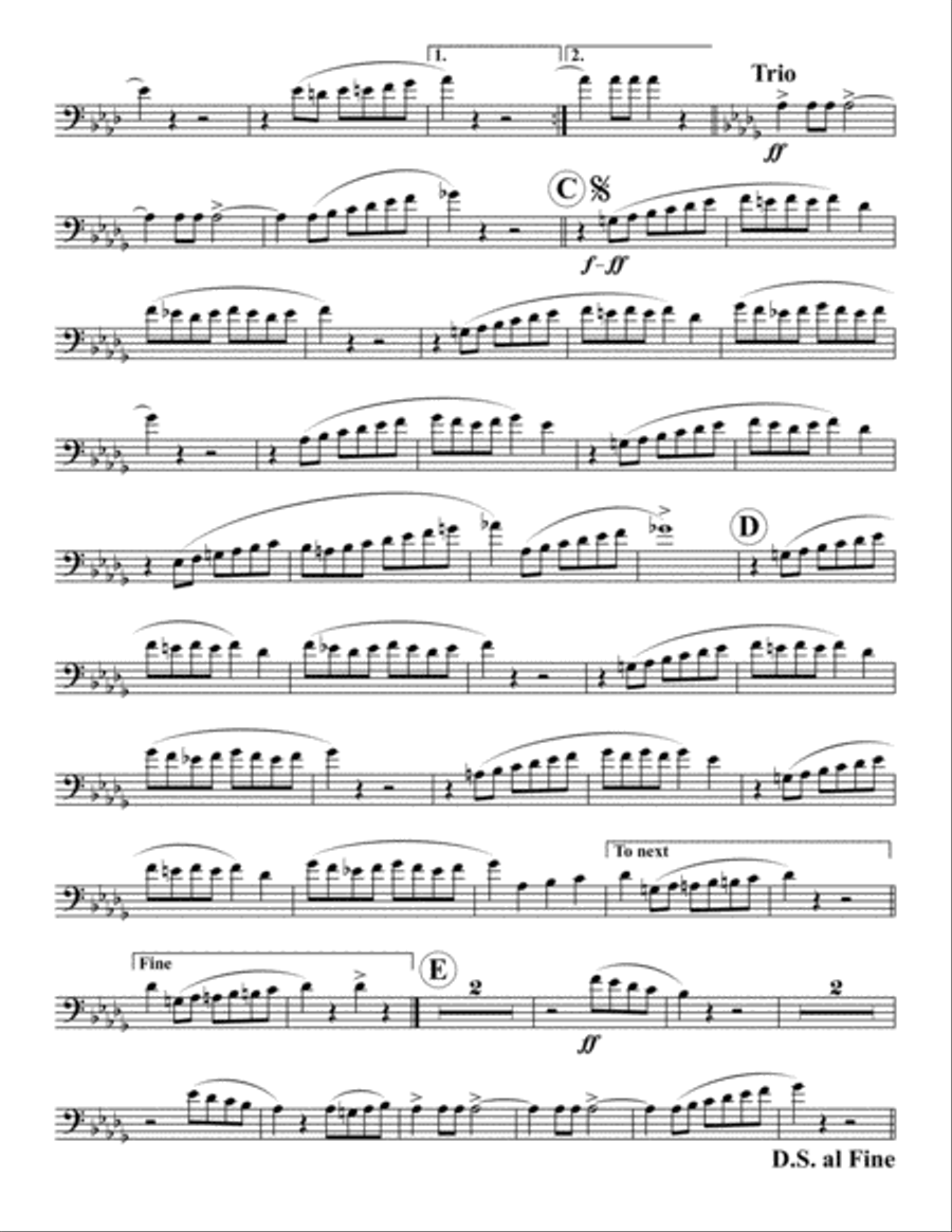 Rolling Thunder Euphonium scores gallery preview page 6