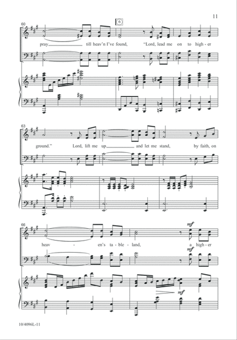 On to Higher Ground 4-Part scores gallery preview page 11