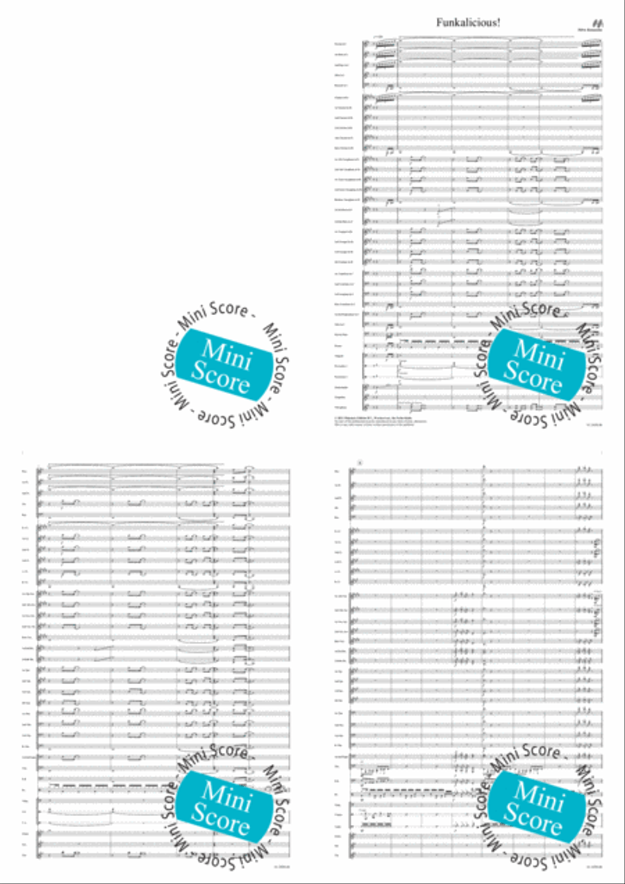 Funkalicious! Concert Band scores gallery preview page 3