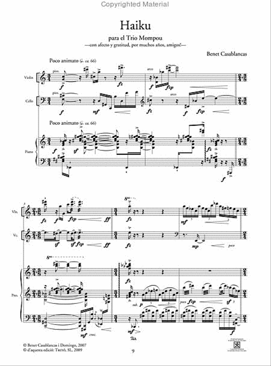 Haiku Piano Trio scores gallery preview page 2