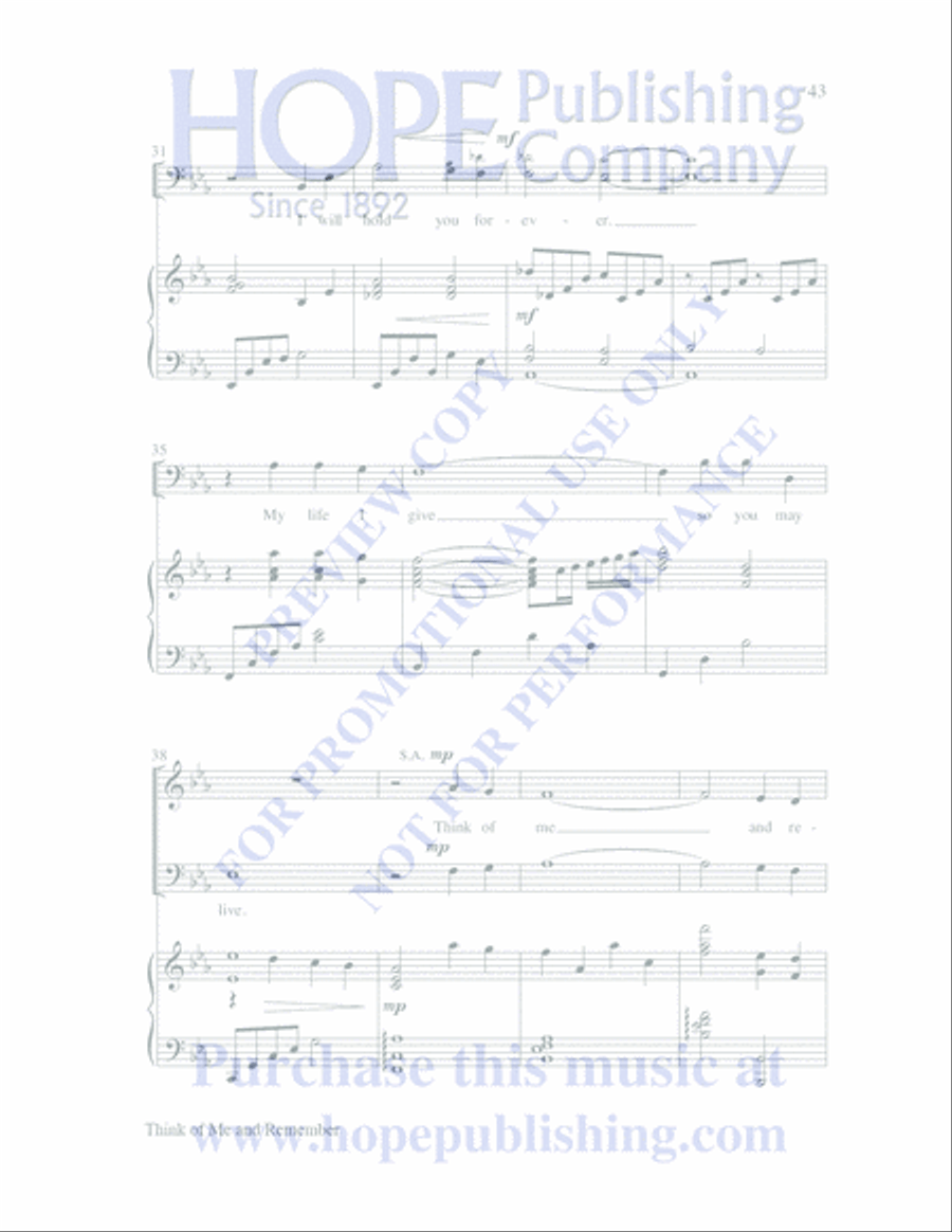 The Seven Last Days 4-Part scores gallery preview page 46