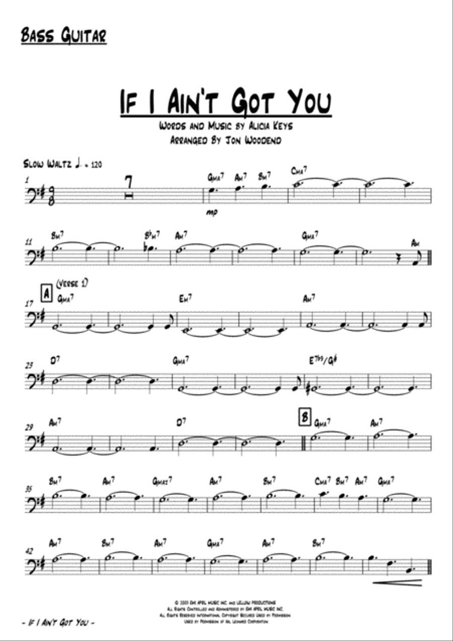 If I Ain't Got You Jazz Ensemble scores gallery preview page 2