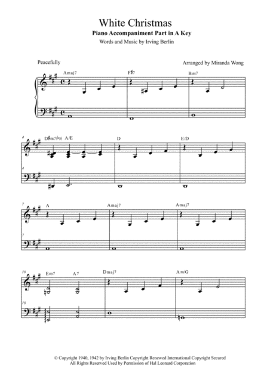 White Christmas White Christmas Flute scores gallery preview page 2