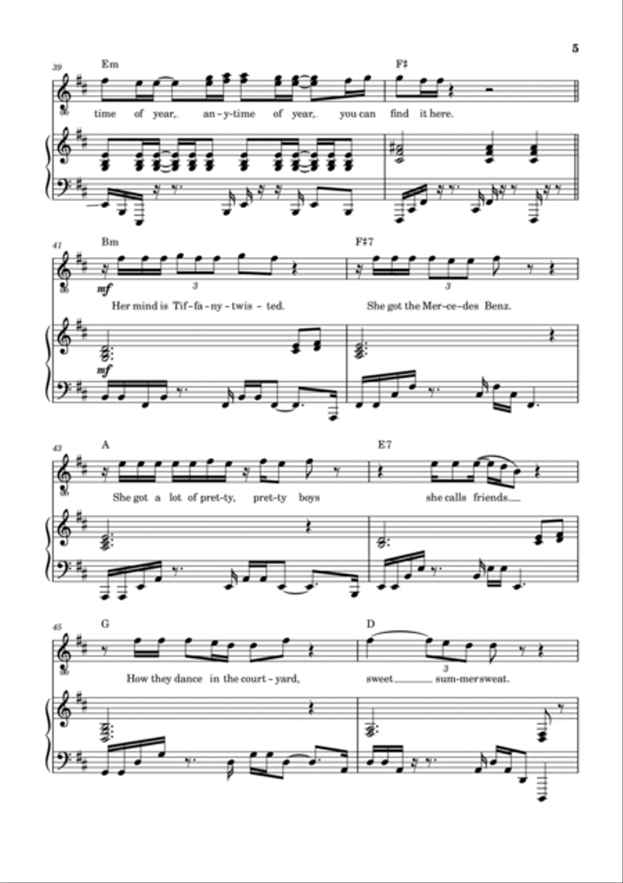 Hotel California Voice scores gallery preview page 6