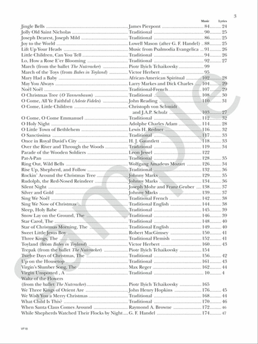 The Party Planner's Christmas Song and Recipe Book Piano, Vocal, Guitar scores gallery preview page 5