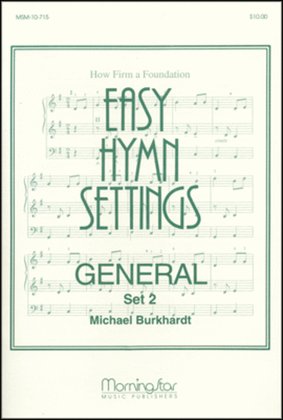 Book cover for Easy Hymn Settings-General Set 2